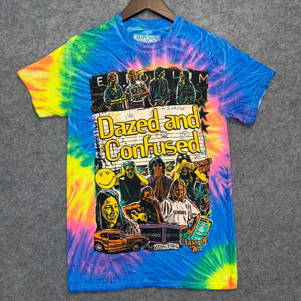 Creep-O-Rama Dazed and Confused‎ Movie T shirt Adult Small Tie Dye Graphic Tee